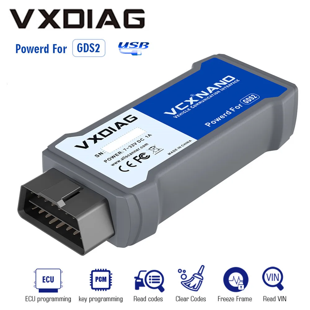 VXDIAG VCX NANO для G M/для OPEL/Saab GDS2 V21.0.01501/2020 4 Tech2WIN 16.02.24 автомобильный диагностический