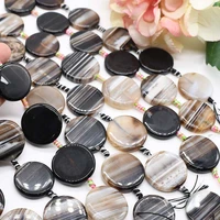2strandslot natural coin bead black and white agates beads for diy necklace bracelet jewelry making 15 free shipping