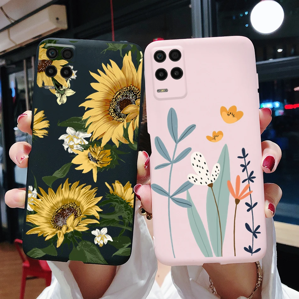 for realme narzo 30 5g case soft silicon cute cartoon heart back coque phone cover for oppo realme 8 pro realme8 narzo30 5g case free global shipping