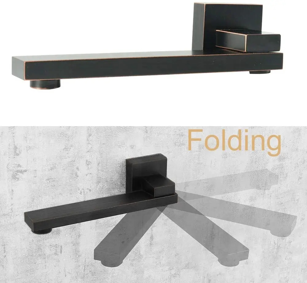 Роскошная бронзовая потолочная Душевая система для ванной комнаты с черным