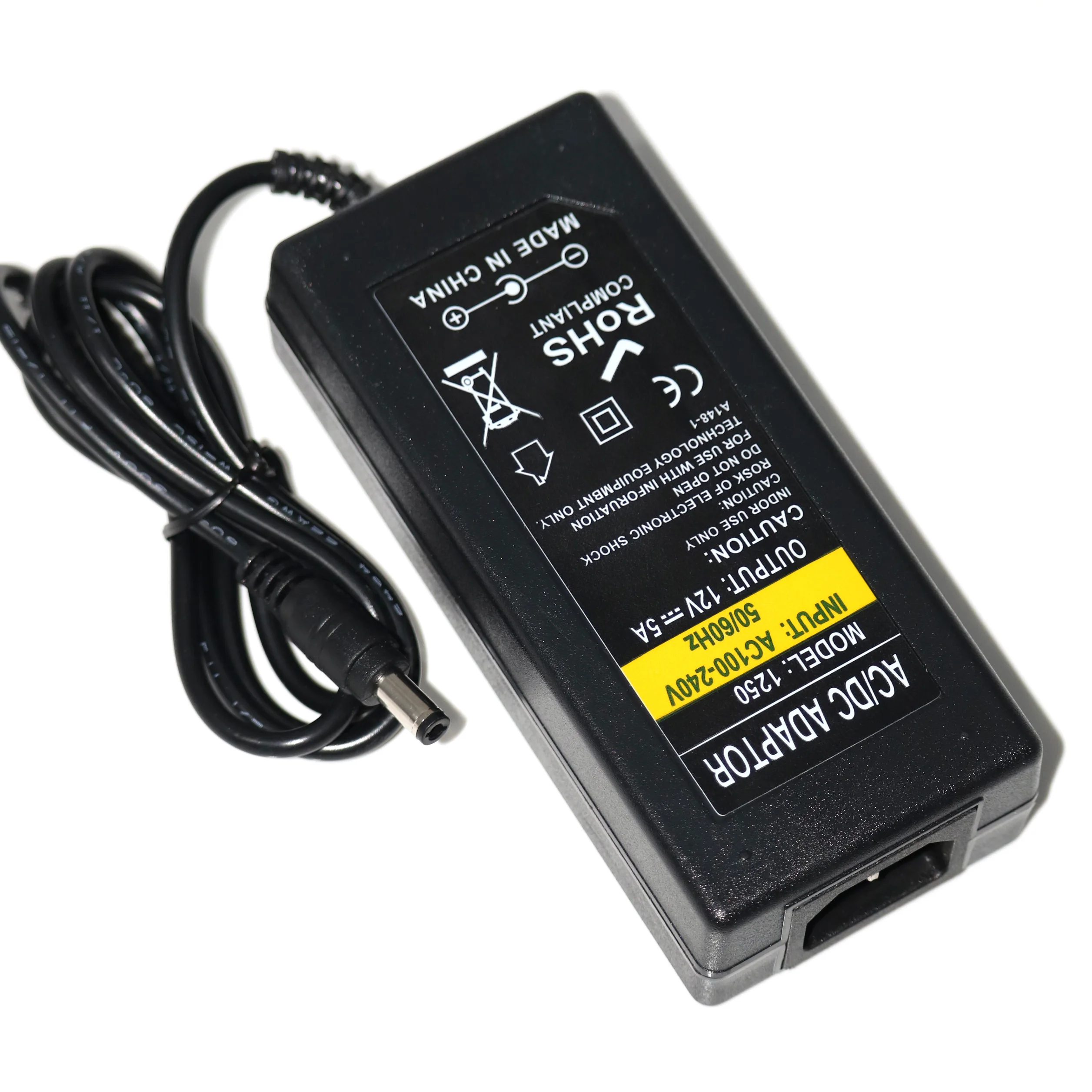 Адаптер питания переменного и постоянного тока 12 В 5 А 60 Вт 100-240 в трансформатор