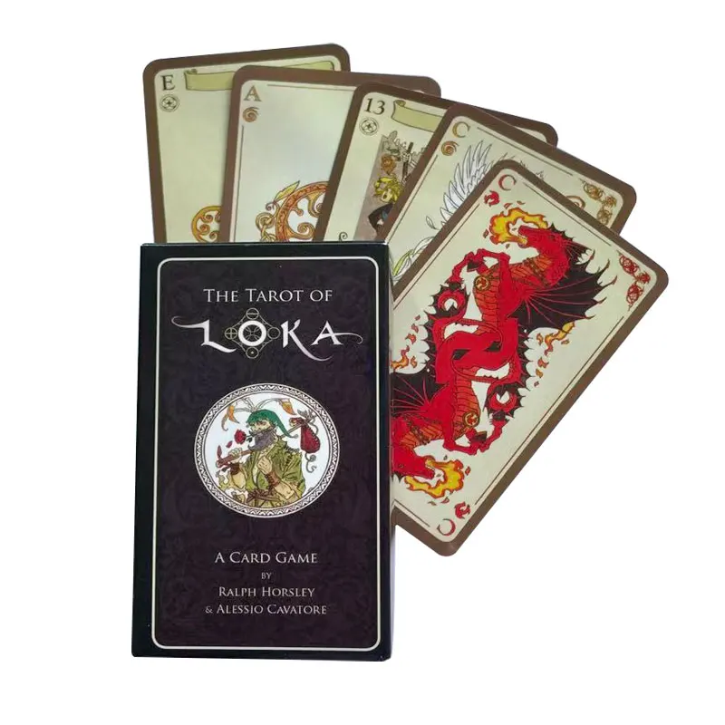

The Tarot of Loka English Tarot Card Oracle Card For Fate Divination Game Tarot Cards With PDF Guide