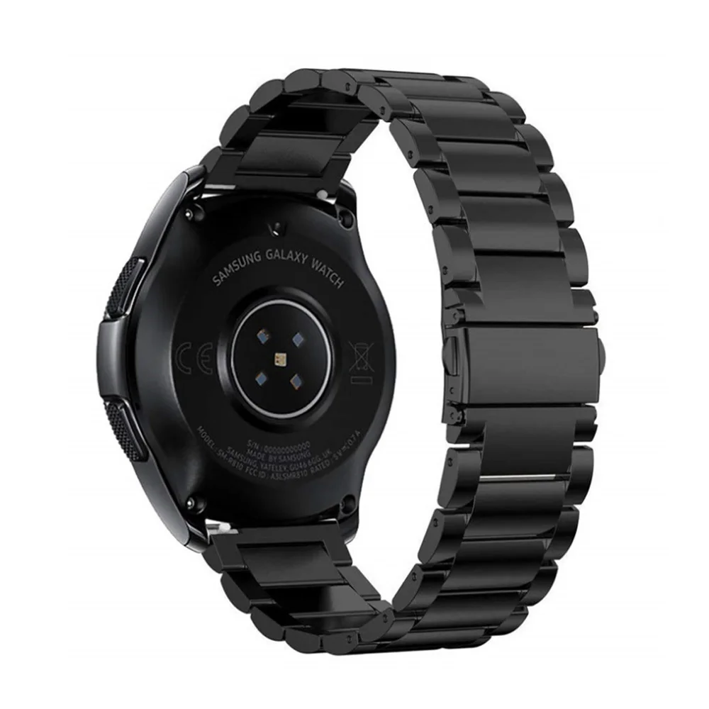 20 мм ремешок для часов Samsung galaxy Watch Active 2 44 40 браслет из нержавеющей стали Ремешки