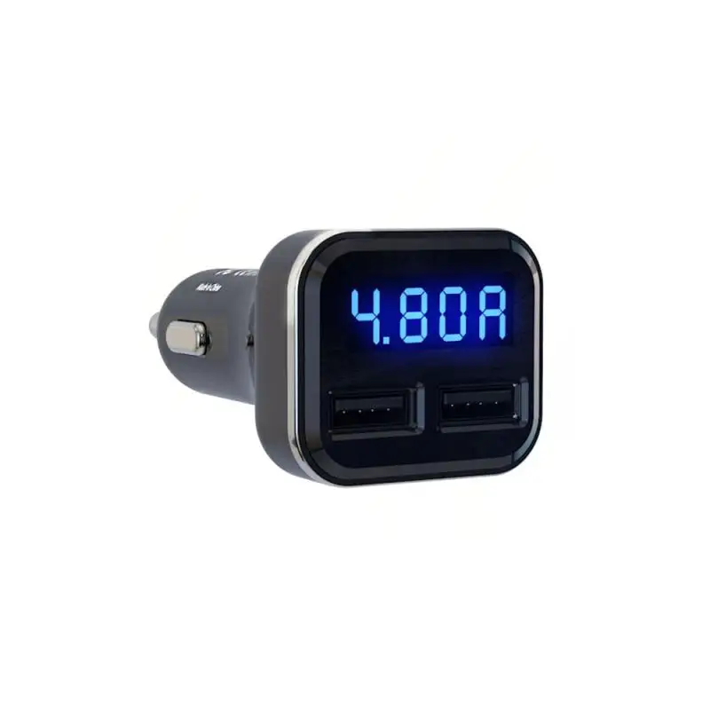 

New 4.8A Car Phone Charger New Appearance Express Charging Voltage display Current Display car accessories hot sale