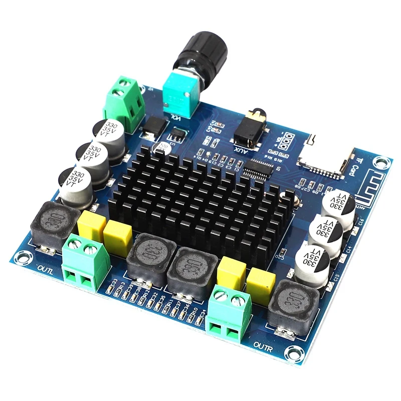 XH-A104 Bluetooth 4 1 TPA3116 плата цифрового усилителя мощности 2X50W стерео AMP модуль с
