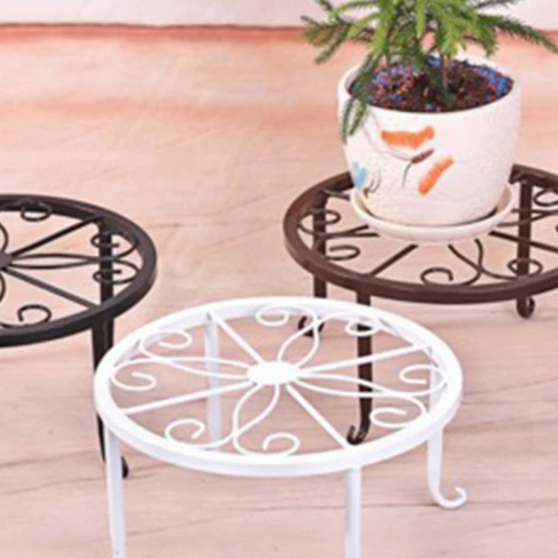 

Indoor Flower Stand Wrought Iron Floor Flower Stand Single Layer Flower Stand Indoor Flower Stand 3 Piece Set