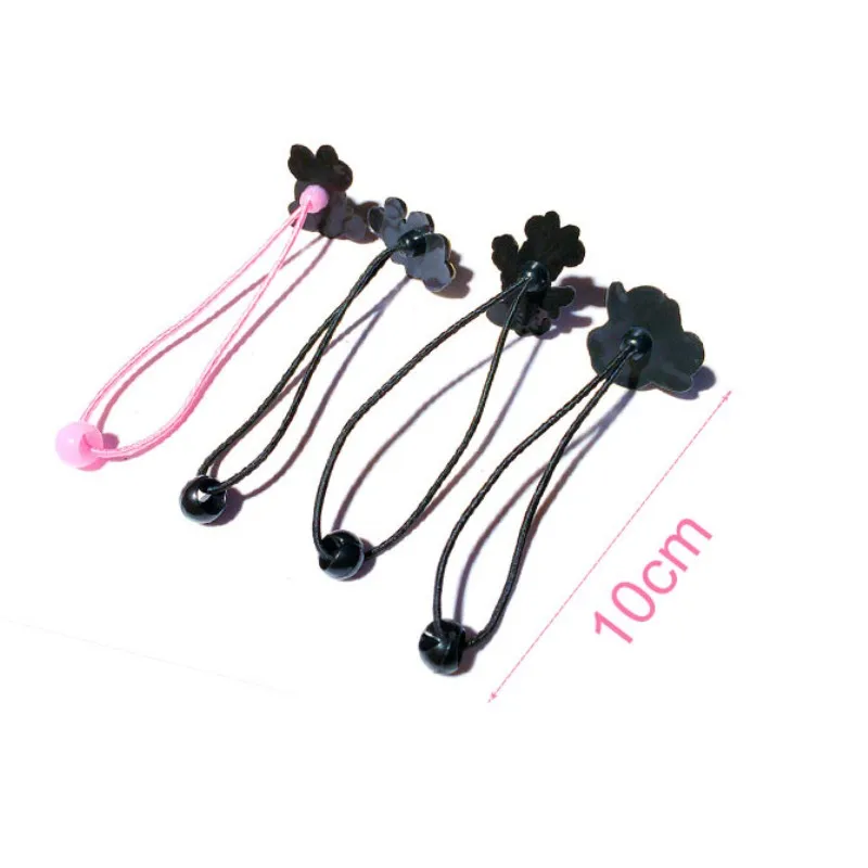 1 пара эластичных резиновых резинок для волос с изображением подсолнуха и