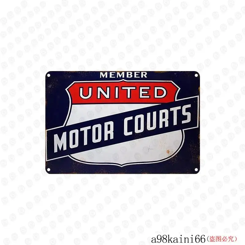 Vintage Picture Plate Metal Craft Tin Signs Garage Man Cave Room Wall Sticker Decor Bar Pub Home Retro Art | Дом и сад