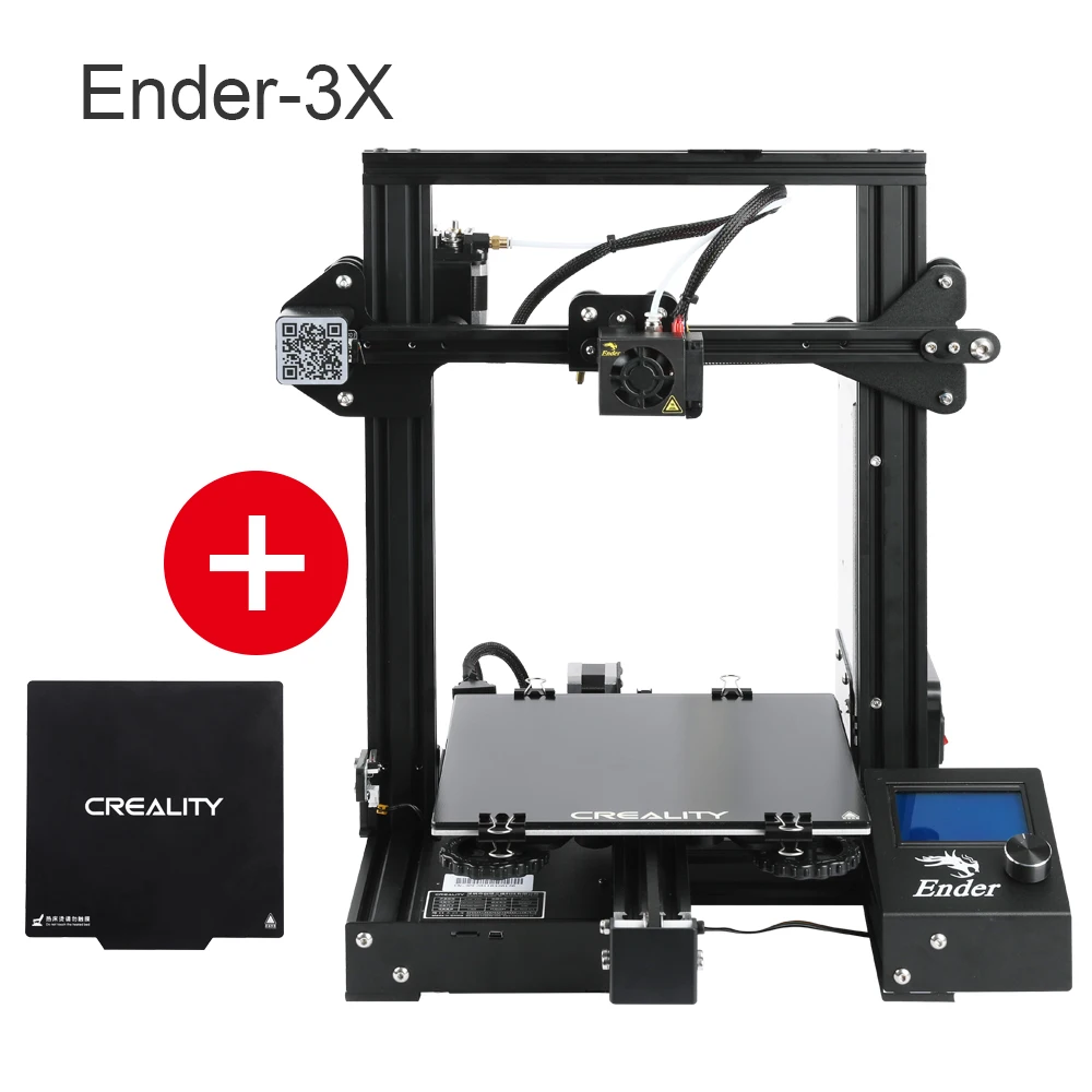 Ender-3X n Magnetic Ender-3/Ender-3X 3D принтер DIY набор большой размер принтер 3D Продолжительная мощность печати. Магнитная пластина Creality 3D Ender 3 - Цвет: Ender-3X n Magnetic