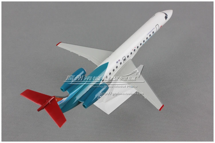 30 см LUXAIR ERJ 145 LX-LGZ 1:100 Пластик в сборе с трёхмерными чертёжами для модель самолета