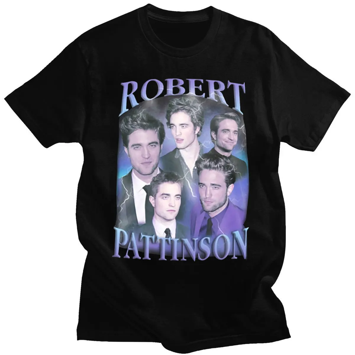 

Classic Robert Pattinson T Shirt Men Short Sleeve Vintage Rob Edward Cullen T-shirt Summer Tee Tops Cotton Oversized Tshirt Man