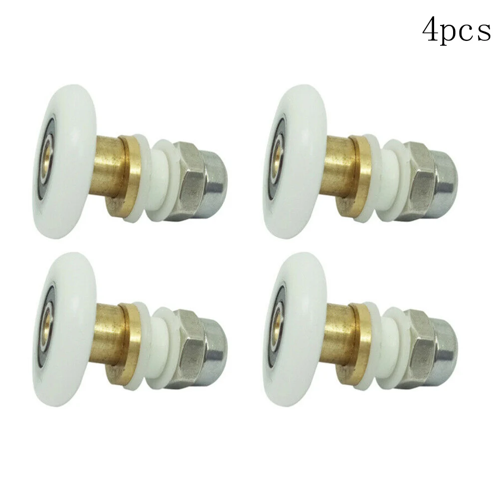 

4pcs Hanging Wheel Shower Door Rollers 28mm Sliding Screen Shower Door Rollers Runners Wheels Shower Door Roller