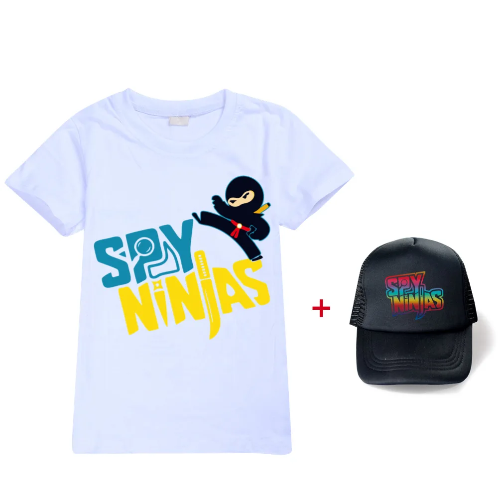 SPY NINJAS Toddler Girl Summer Clothes 2021 Cotton Graphic T Shirts 3D T Shirt Boys Short Sleeve Tshirt Yongth Clothing