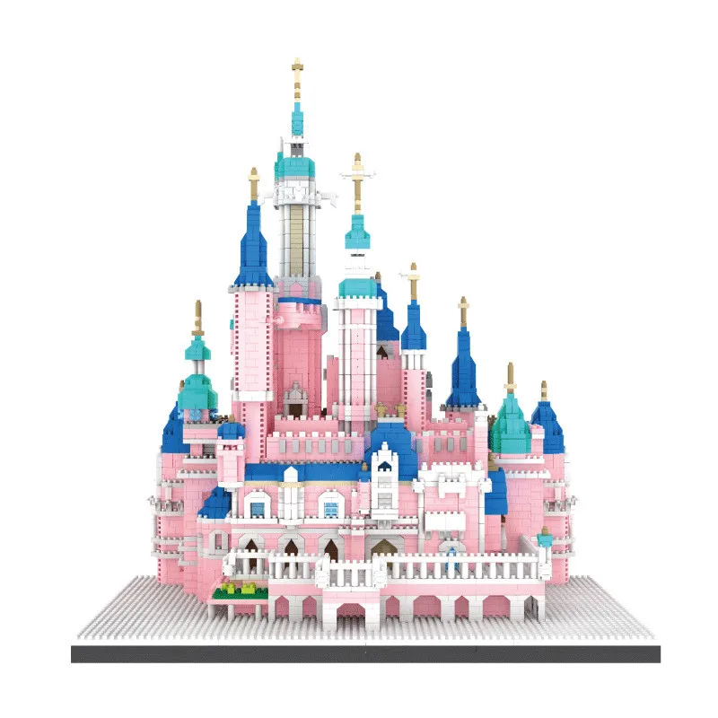 

ZRK Cartoon Dream Tale Castle Model Mini Building blocks Architecture Builder Bricks Educational Toys Anime Gifts for Kids 7822