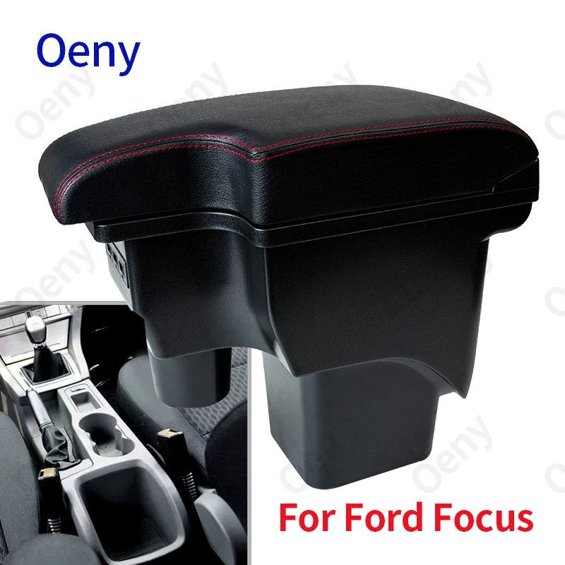 

Подлокотник для Ford Focus 2, для Ford Focus 2, mk2, автомобильный подлокотник, аксессуары для автомобиля, задний модифицированные детали, центральный я...