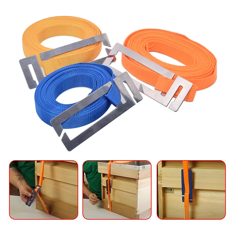 

Beekeeping Tools 2PCS/Lot Beekeeping Hive Strap 5M for Fixing Beehive wIth Buckle Beehive Moving