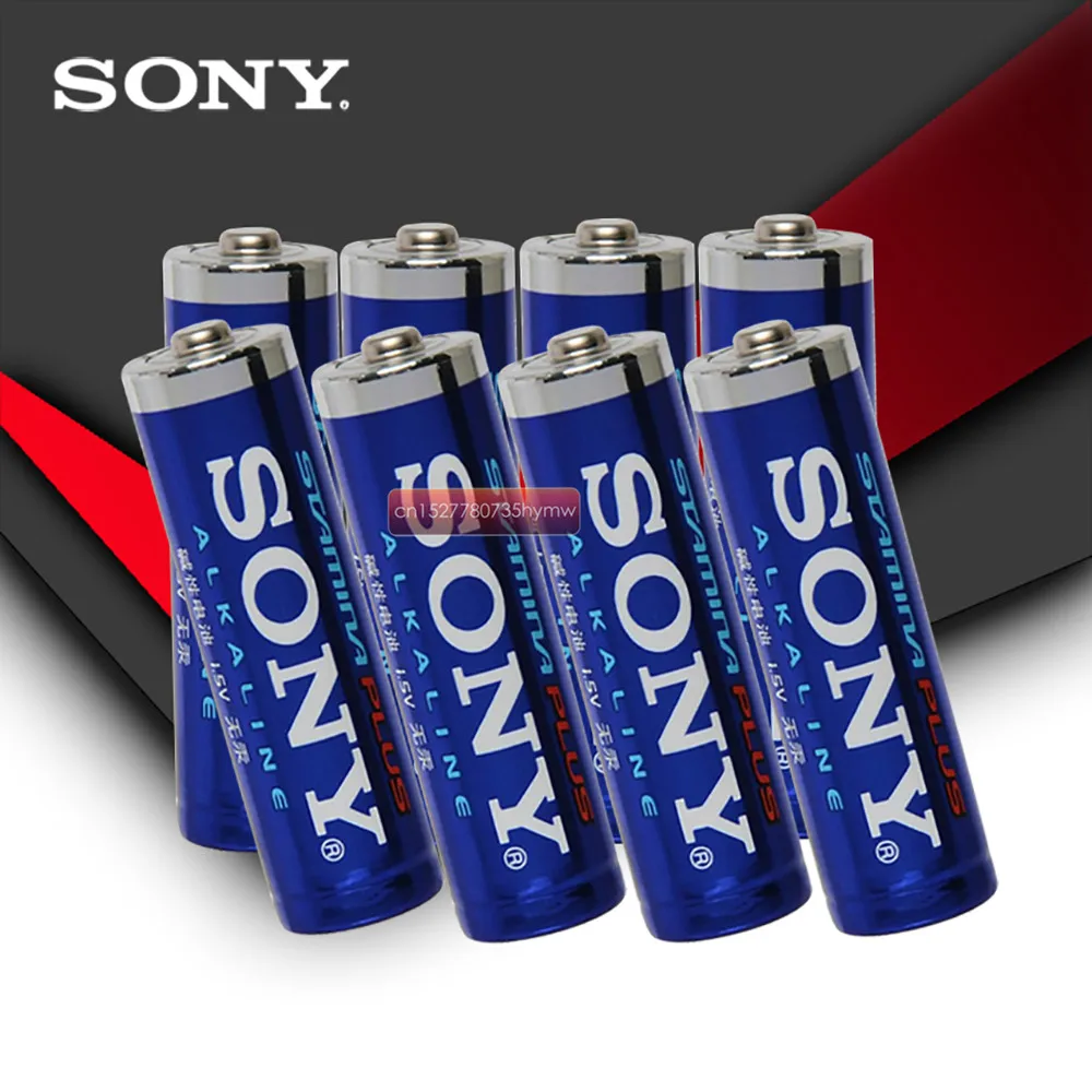 8 шт. sony LR6 1,5 в AA батареи щелочные батареи без ртути сухой аккумулятор для электрической игрушки фонарик часы мышь