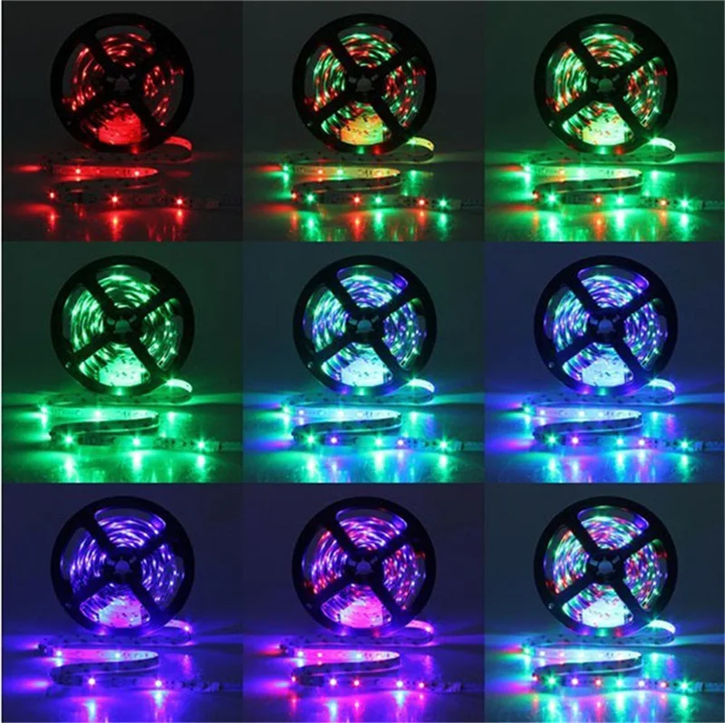 10m 3528 SMD RGB 600 LED Strip Light String Tape+44 Key Ir Remote Control Colour Change 5050 Led New 2020 | Лампы и освещение