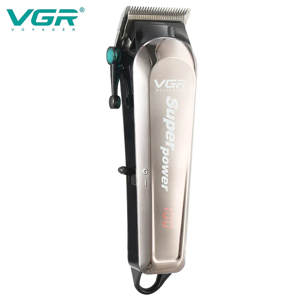 Máquina de Cortar Doméstico para Homens Nova Cabelo Elétrica Profissional Cuidados Pessoais Barbeiro Limite Pente Aparador Clippers V-060 Vgr 060