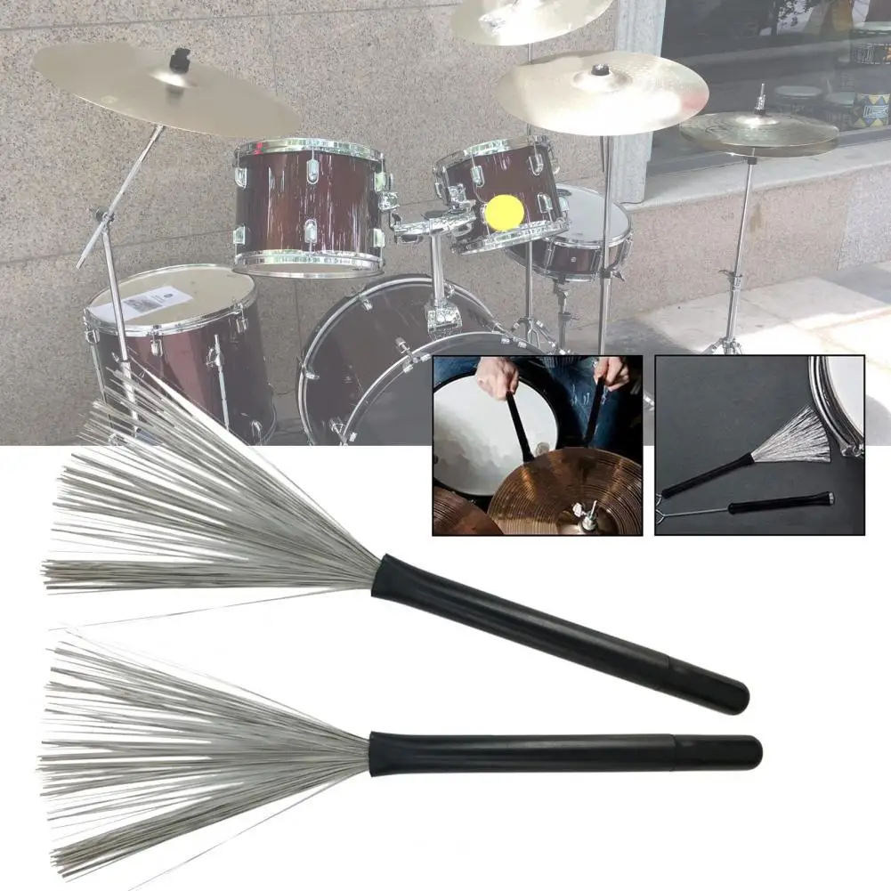 

Ручка для барабана, износостойкая телескопическая Профессиональная щетка для барабана, Проволочная Щетка для барабана, изысканная