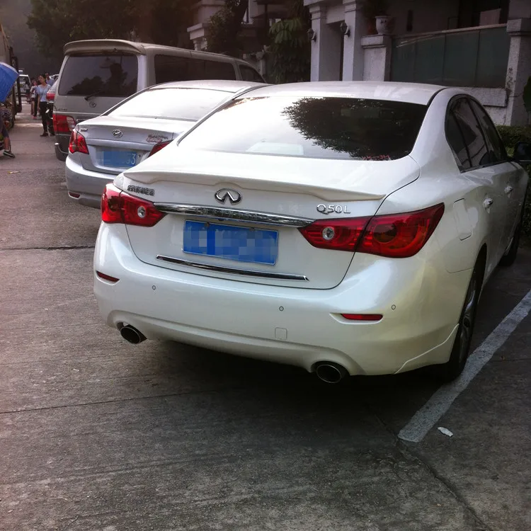 Для Infiniti Q50 Q50L спойлер спортивный ABS Материал заднее крыло автомобиля праймер