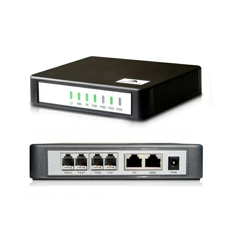 Аналоговый VoIP-адаптер Newrock 4 FXS совместим с эластичным сертифицирован Mitel ATA
