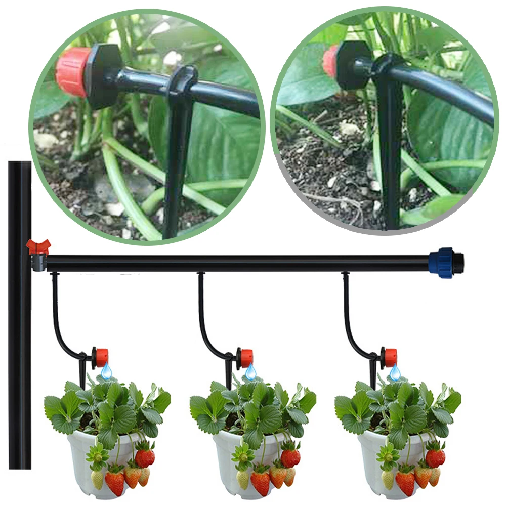 100 Pcs 1/4&quot Inch Drip Irrigation water Hose Pipe Support Bracket Holders pipe C Shape Fixed Stems Holder Garden | Дом и сад