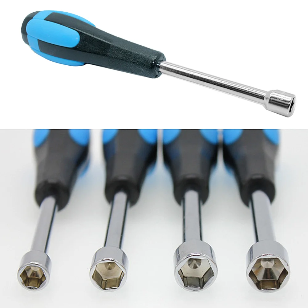 

2Pcs 5.0mm Screwdriver Rubber Handle Socket Screwdriver Socket Screw Set Hexagon Socket Screwdriver Driver