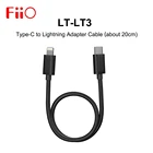 Fiio LT-LT1 LT-LT3 Type-C к Lightning OTG кабель для iOS Connect BTR5 BTR3K Q3 Q5S-TC K9