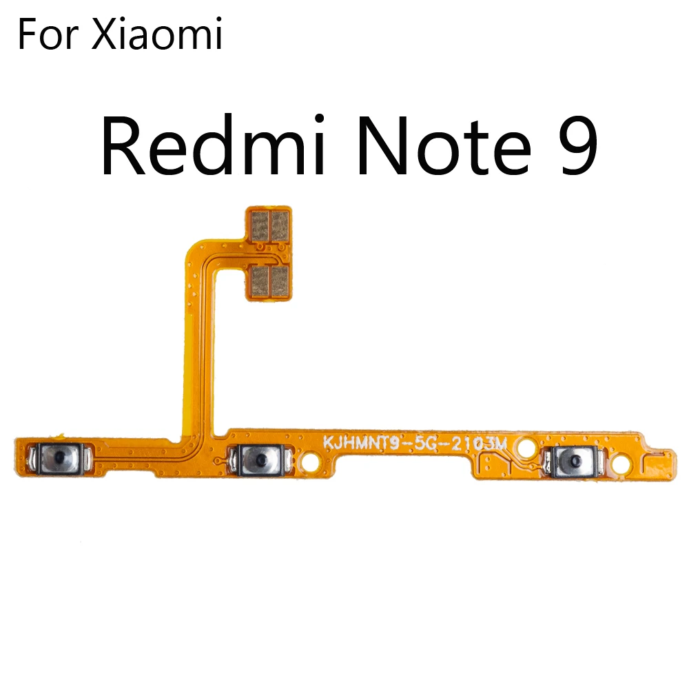 10 шт./лот для Xiaomi Redmi 8 8A 9 5G 9A Note 7 7A 8T Pro 4G 9s 10T кнопка включения и выключения питания