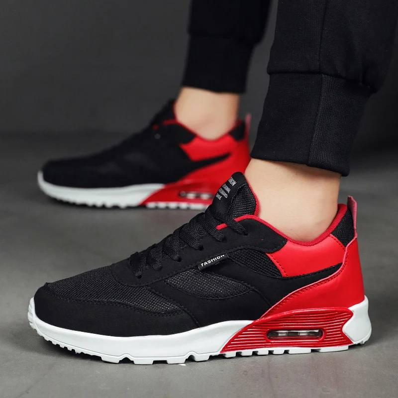 Теннисная обувь мужские кроссовки с воздушной подушкой дышащая мужская