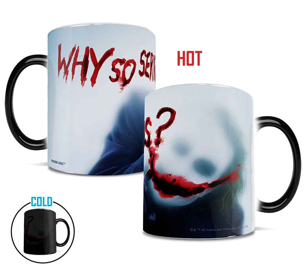 Joker The Dark Knight Mugs 350ml Creative Color Changed Ceramic Drinkware Mug Tea Milk Cups Friend Gift Mugs