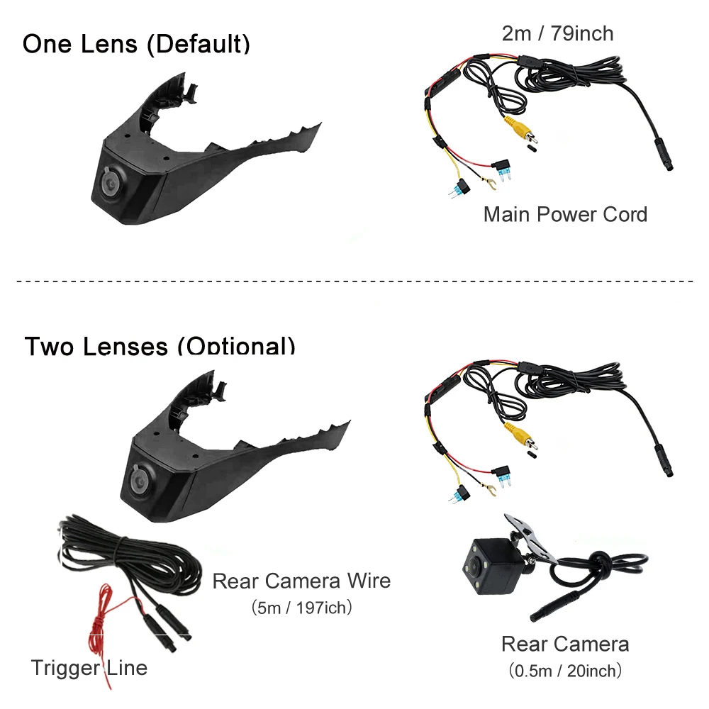 Автомобильный видеорегистратор цифровой с Wi Fi для Volkswagen VW Passat GT B8 NMS 2015 ~