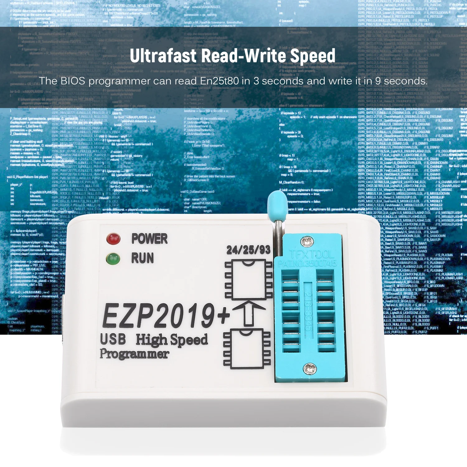 Набор программаторов EPROM высокоскоростные USB ПРОГРАММАТОРЫ SPI BIOS Flasher с адаптером