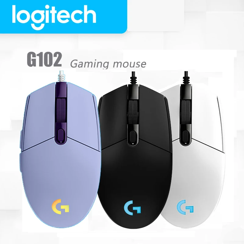 Игровая мышь Logitech G102 Prodigy/2nd Gen оптическая для настольных ПК/ноутбуков с