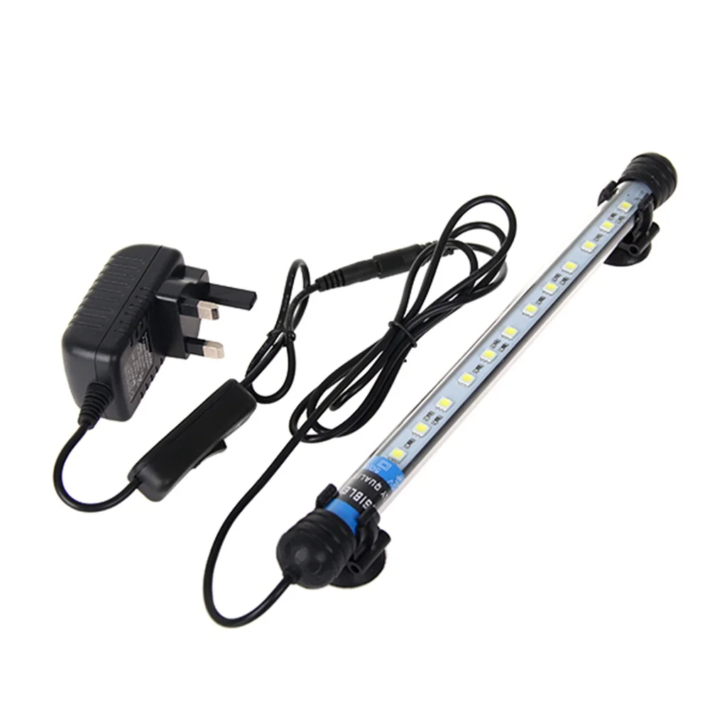 

28CM/37CM/48CM LED Aquarium Fish Tank Waterproof SMD Light Bar Submersible Lamp UK Plug Super Deal! Inventory Clearance