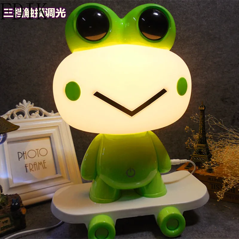 Carton Touch Dimming Table Lamp Creative Skateboard Led Desk Light Fixtues for Bedroom Study Room Modern Indoor Decor Lighting | Лампы и