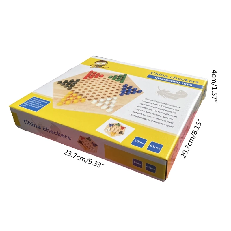 B2EB Шестигранная Летающая шахматная доска деревянная головоломка помощь в