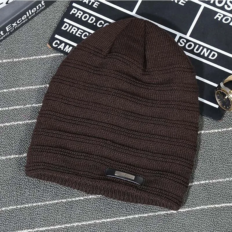 Новые зимние мужские вязаные шапки для улицы американская версия женские теплые
