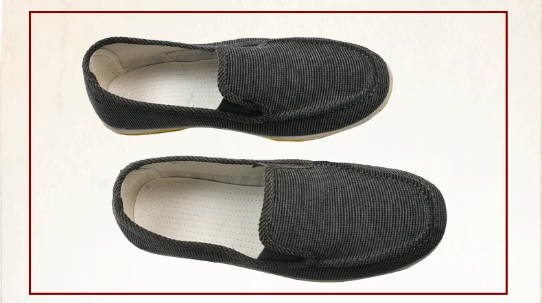 

2021 summer men's flat-heeled thick-soled cloth shoes new comfortable and breathable one-step casual cloth shoes for men