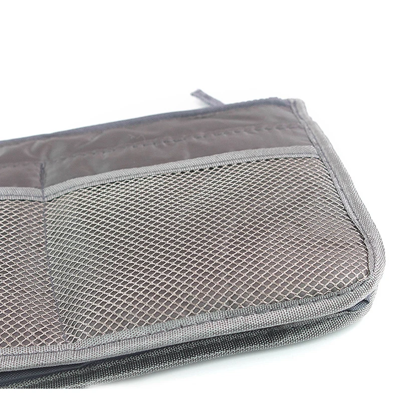 

Brush Cosmetic Bag For Women Double Zipper Makeup Bag Toiletries Storage Bags Large Nylon Travel Kit Insert Organizer Beauty Bag