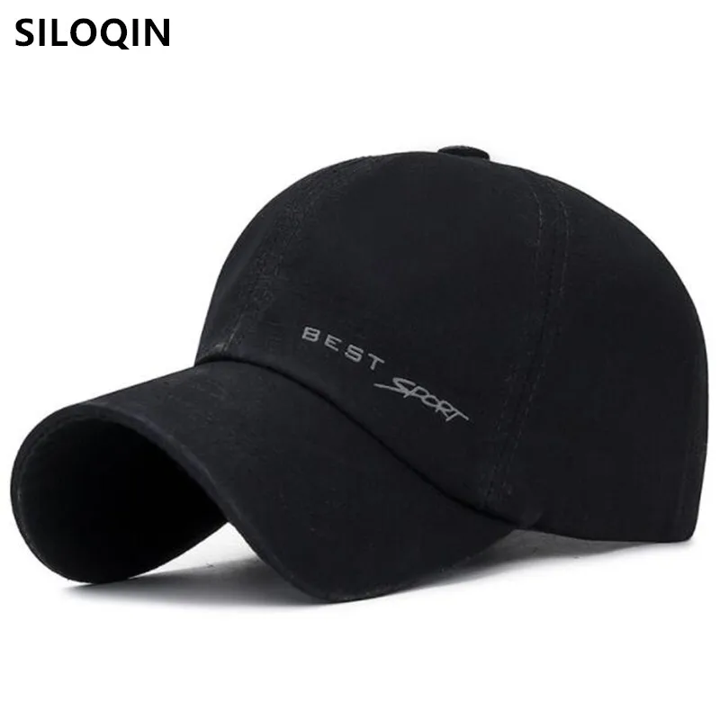 

SILOQIN Snapback Cap Adjustable Size Men Women Washed Cotton Baseball Caps Autumn Couples Fashion Retro Hip-hop Hats Sports Cap