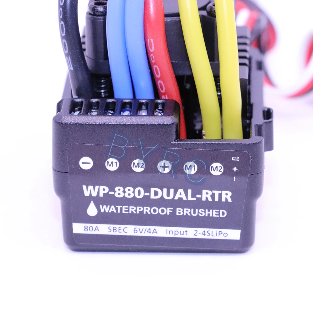 Двойной матовый Водонепроницаемый регулятор скорости ESC для радиоуправляемого