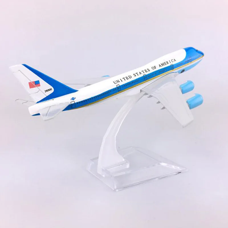 1:400 масштаб самолет 747 B747-300 авиационные модели Air Force One авиалайнер Дисплей