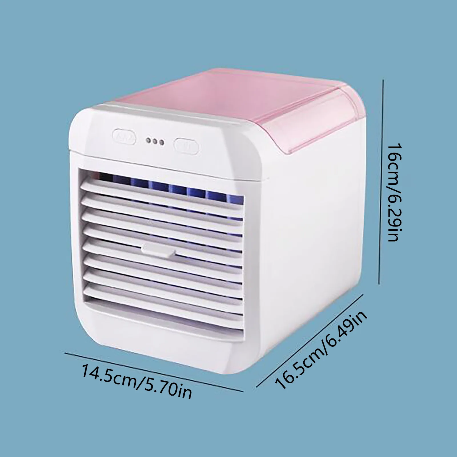 

Mini Air Conditioner Air Cooler Fan 7 Colors Light USB Portable Air Conditioner 3 Gear Personal Space Air Cooling Fan