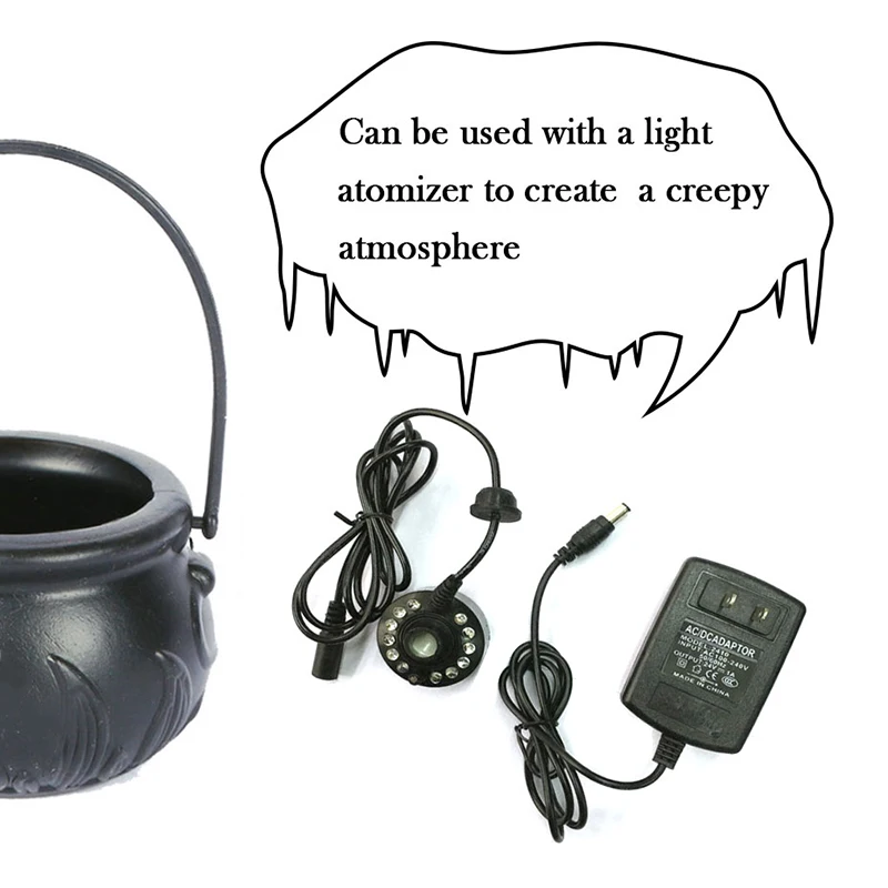 Мини-горшок для конфет черный колдун с ручкой Хэллоуина вечерние LG66 | Дом и сад