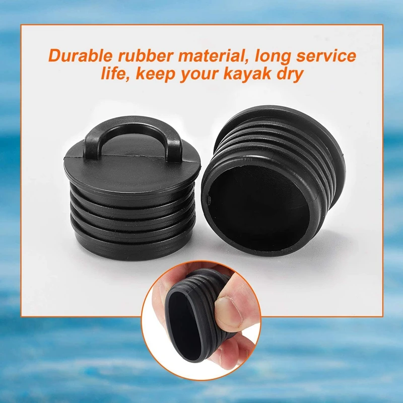 

16 Pieces 38cm Boat Scupper Plugs Bung Plugs Kayak Drain Plug Kayak Scupper Stoppers for Kayak Canoe Boat Drain Holes