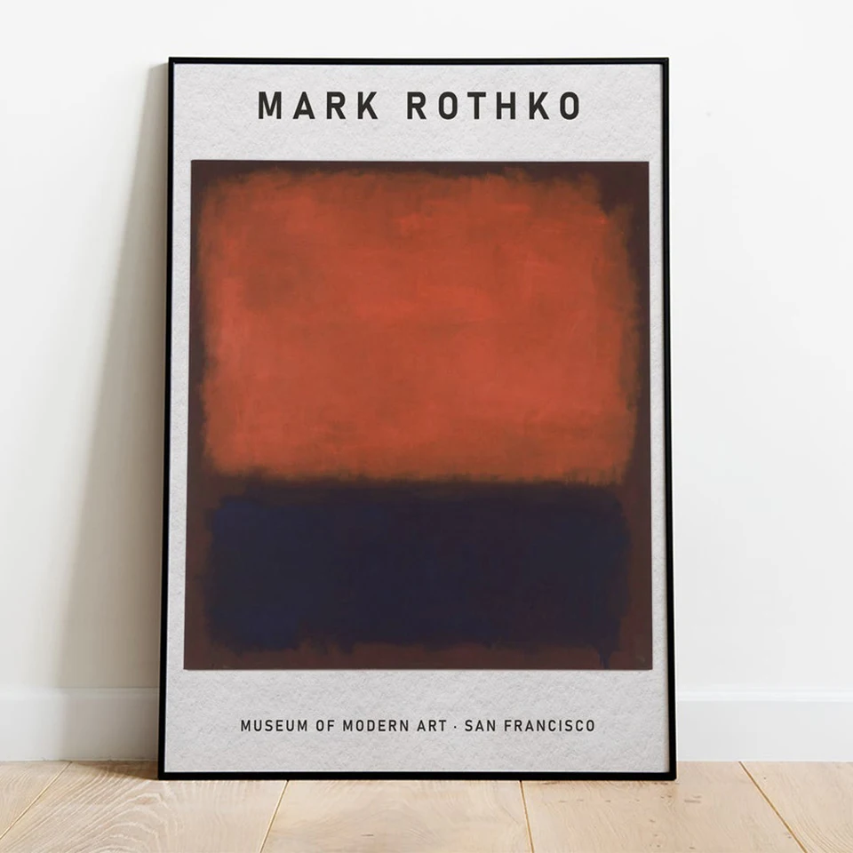 Картины на холсте настенные картины Постер Марка Ротко абстрактные домашний