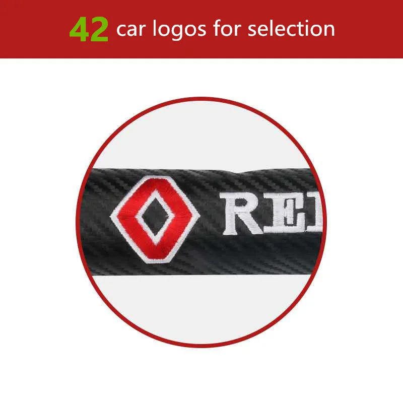 2 шт. тканевый ремень безопасности из углеродного волокна плечевой защитные