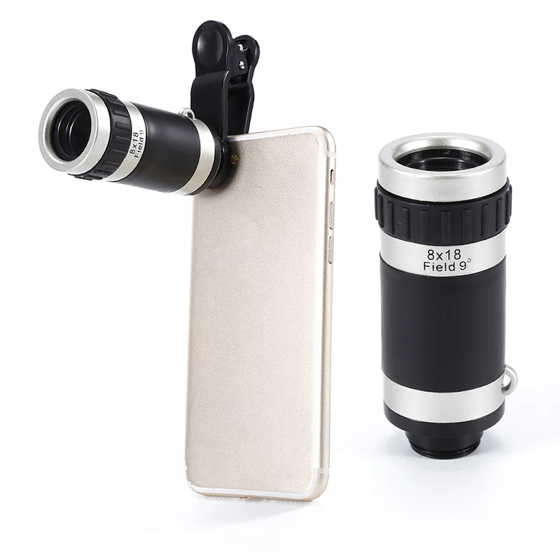 Мобильный телефон универсальный объектив 8X зум телескопическая камера